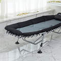 Niceway de moda ajustable reclinable Oxford tela Sun Lounger acero sofá cama plegable